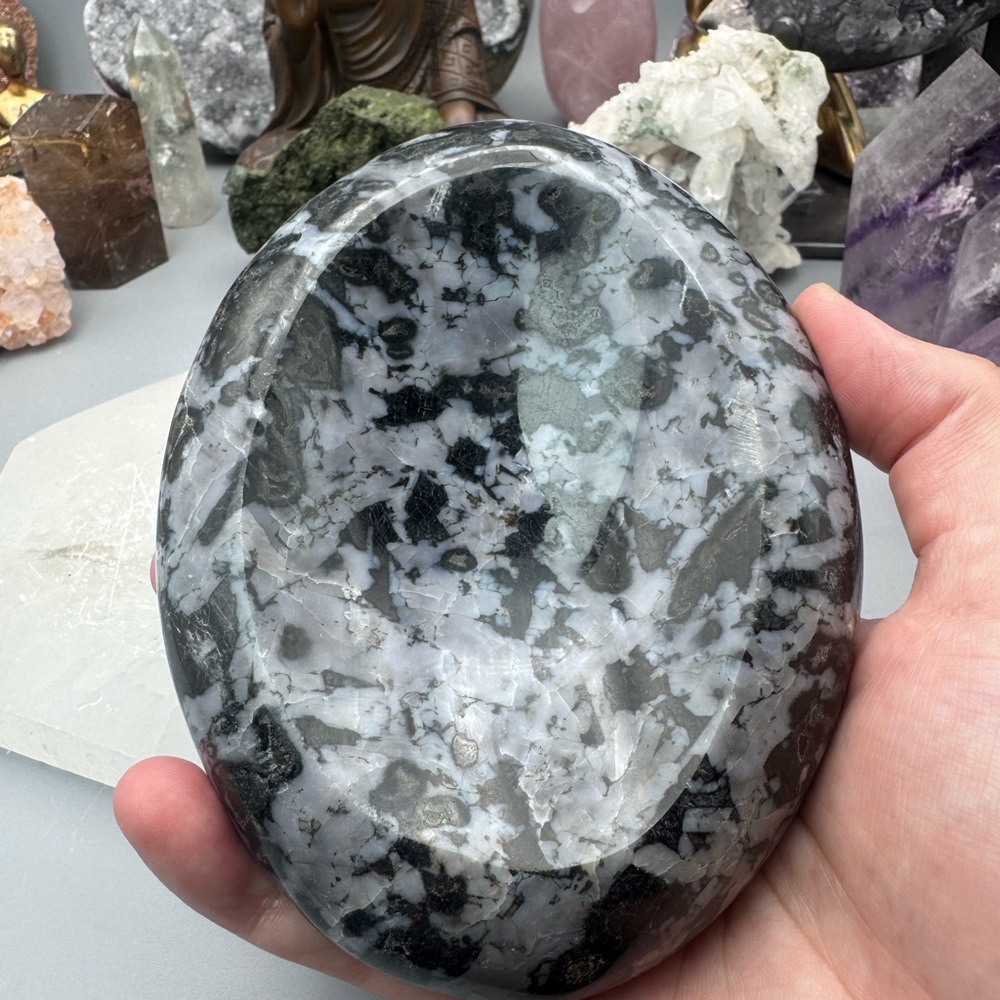Indigo Gabbro Polished Bowl